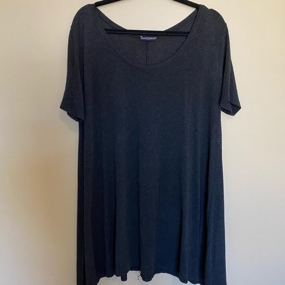 Brandy Melville Black T-Shirt Dress worn once!